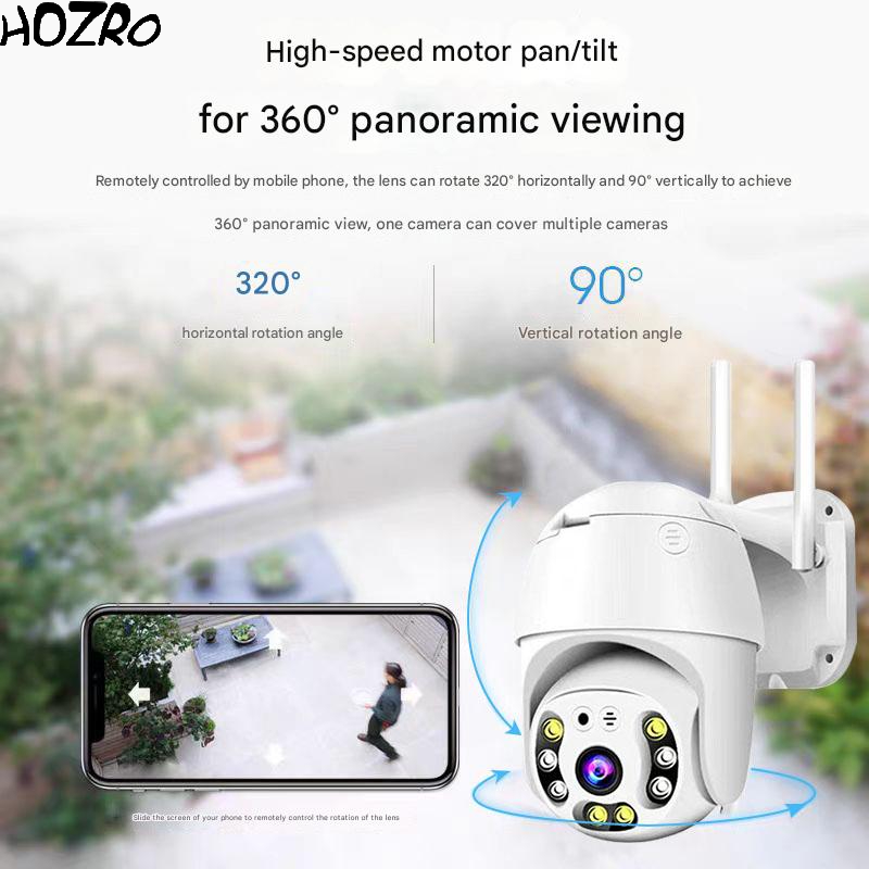 Cameră Supraveghere HOZRO, Model IPC-V380-Q5SY – IP Camera WiFi Full HD cu Detectare Mișcare, Night Vision și Control prin Smartphone HOZRO