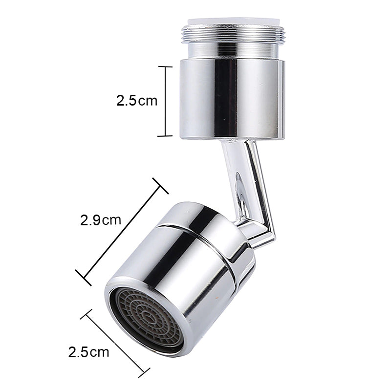🚰 Aerator pentru Robinet Hozro– Braț Rotativ 360°, 2 Moduri de Jet, Finisaj Mat din Alamă Premium HOZRO