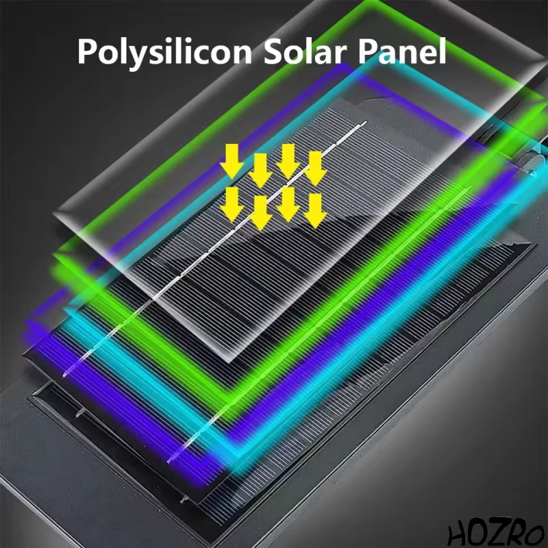 Lampă Solară LL 608 HOZRO, Iluminare LED Puternică, Încărcare Solară, Rezistentă la Intemperii HOZRO