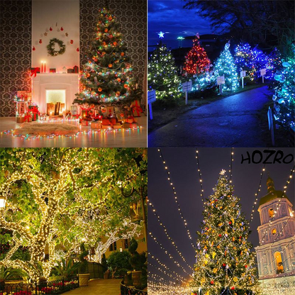 Banda LED Transparentă 8 Metri cu 100 LED-uri  – Iluminare Decorativă pentru Interior și Exterior, Petreceri, Crăciun și Evenimente Festive HOZRO