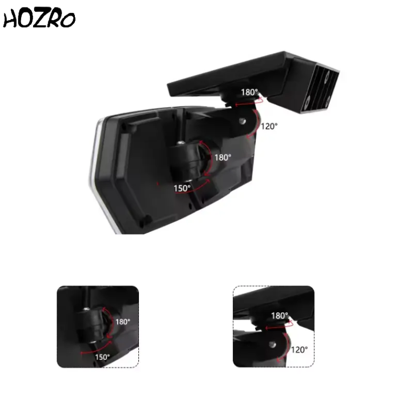 Lampa solara de perete HOZRO, cu senzor de miscare, Model W774A , panou solar, telecomanda si iluminare automata pentru exterior HOZRO
