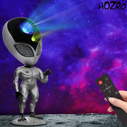 Proiector HOZRO, Model Alien Galaxy  Lampă de Proiecție cu Efect de Stele și Galaxii, Design Futuristic HOZRO