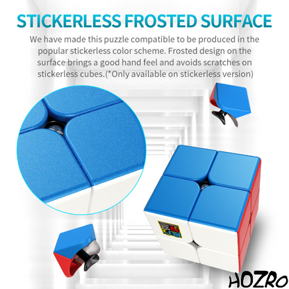 Cub Puzzle HOZRO, 3D 2x2 – Joc Logic și Educațional, Distractiv și Provocator, Design Ergonomic, Mișcare Fluidă și Potrivit pentru Toate Vârstele HOZRO