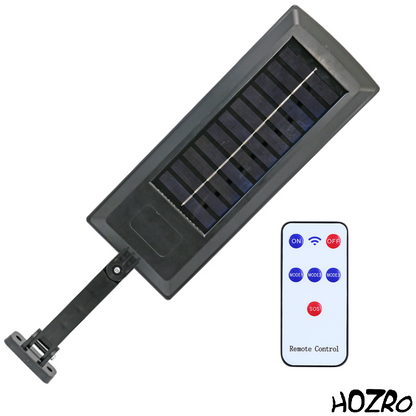 Lampă Solară LED HOZRO, 72W, Model SL-182, cu Senzor de Mișcare – Montare pe Perete, Design Dreptunghiular, Iluminat Exterior Puternic și Eficient HOZRO