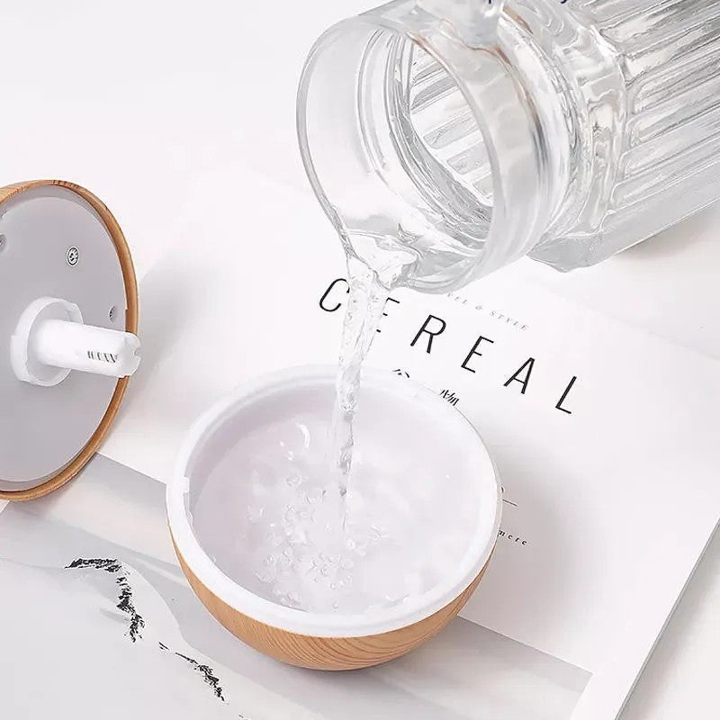 Umidificator Portabil cu Design din Lemn – Confort, Relaxare și Aer Proaspăt! 🌿💧 BESTSELLS