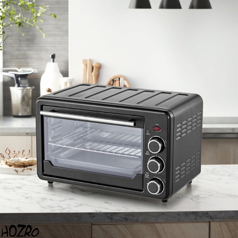 Cuptor Electric Mini HOZRO, Multifuncțional pentru Pizza, Clătite, Patiserie, Fripturi, Prăjituri, Pâine și Toast – Perfect pentru Gătit Acasă, Copt, Prăjit și Grătar, 220V HOZRO