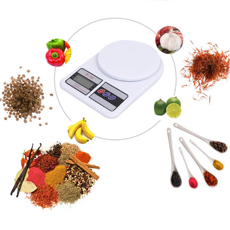 Cântar electronic HOZRO, de bucătărie fără bol, cu afișaj LCD, funcție tara, capacitate până la 5 kg și precizie ridicată pentru cântărirea rapidă și precisă a alimentelor HOZRO