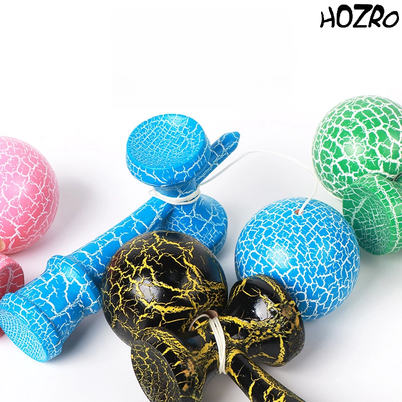 Kendama Mystery Box HOZRO, Model Aleator, Bilă Lemn 6 cm, Lungime 18 cm, Design Premium, Perfect pentru Colecționari HOZRO