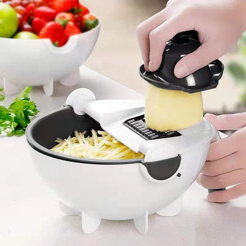 🥗 Răzătoare de Bucătărie 9 în 1 – Asistentul Perfect pentru Gătit Rapid și Eficient! 🍽️🔪 BESTSELLS