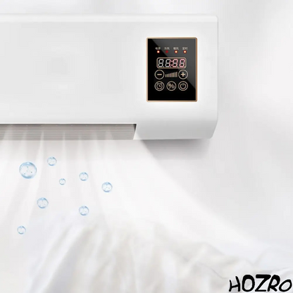Mini Aer Condiționat Portabil HOZRO, 2 în 1, Montaj Pe Perete, Cu Funcție de Răcire și Încălzire, 1200W, Gama 16–40°C, Telecomandă Inclusă, Culoare Albă HOZRO