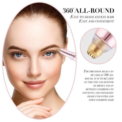 💎 Epilator de sprâncene Flawless Roz – Eleganță, precizie și zero durere în fiecare gest! BESTSELLS