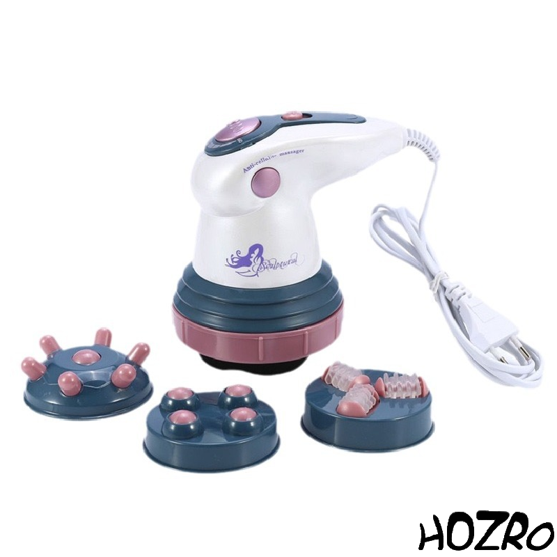 Aparat HOZRO, Body Innovation pentru masaj și remodelare corporală, tehnologie de vibrații și role rotative, ideal pentru reducerea celulitei, tonifierea pielii și relaxarea musculară, utilizare acasă sau la birou HOZRO