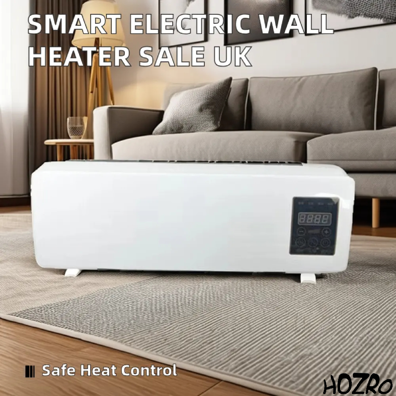 Mini Aer Condiționat Portabil HOZRO, 2 în 1, Montaj Pe Perete, Cu Funcție de Răcire și Încălzire, 1200W, Gama 16–40°C, Telecomandă Inclusă, Culoare Albă HOZRO