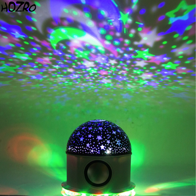 Lampă HOZRO, Star Master cu Boxă Bluetooth – Proiector de Stele și Galaxii, Iluminare LED Multicoloră, Muzică și Ambianță Relaxantă HOZRO