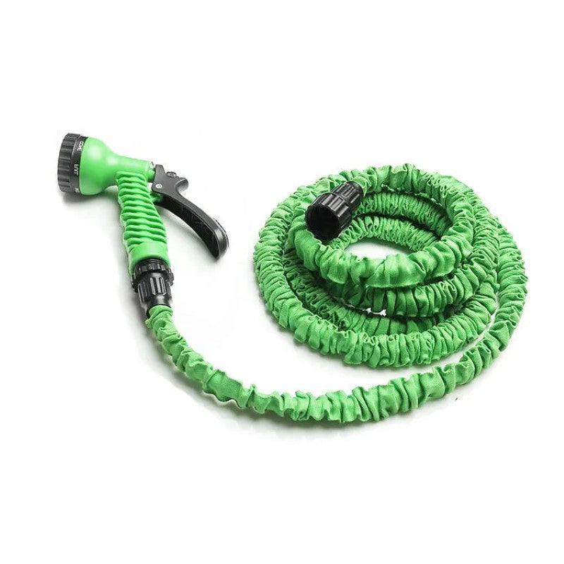 Furtun Extensibil de Gradina cu Pistol Multifunctional pentru Udat, Lungime 60m, Verde BESTSELLS