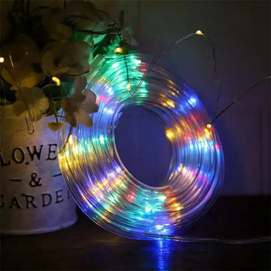 Tub Luminos LED HOZRO, Multicolor , Ambalat la Cutie – Ghirlandă Decorativă Flexibilă pentru Interior și Exterior, Ideală pentru Crăciun, Grădină, Terasă și Petreceri HOZRO