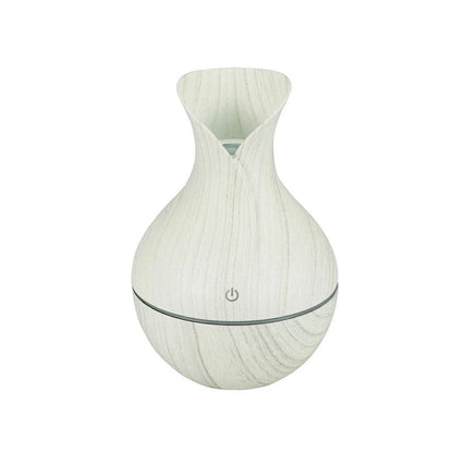 🌫️ Difuzor Aromaterapie Alb – Control Tactil, Lumină Ambientală, 200ml, Umidificator Silentios cu Alimentare USB BESTSELLS