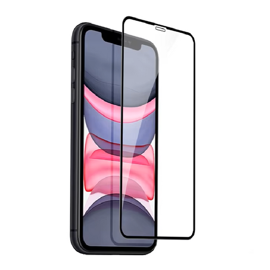 Folie HOZRO, de Sticla, Premium 5D Full Cover, Compatibila cu iPhone 11, Sticla Securizata 9H, Anti-Amprenta, Margini Negre – Protectie Completa si Eleganta pentru Ecran HOZRO