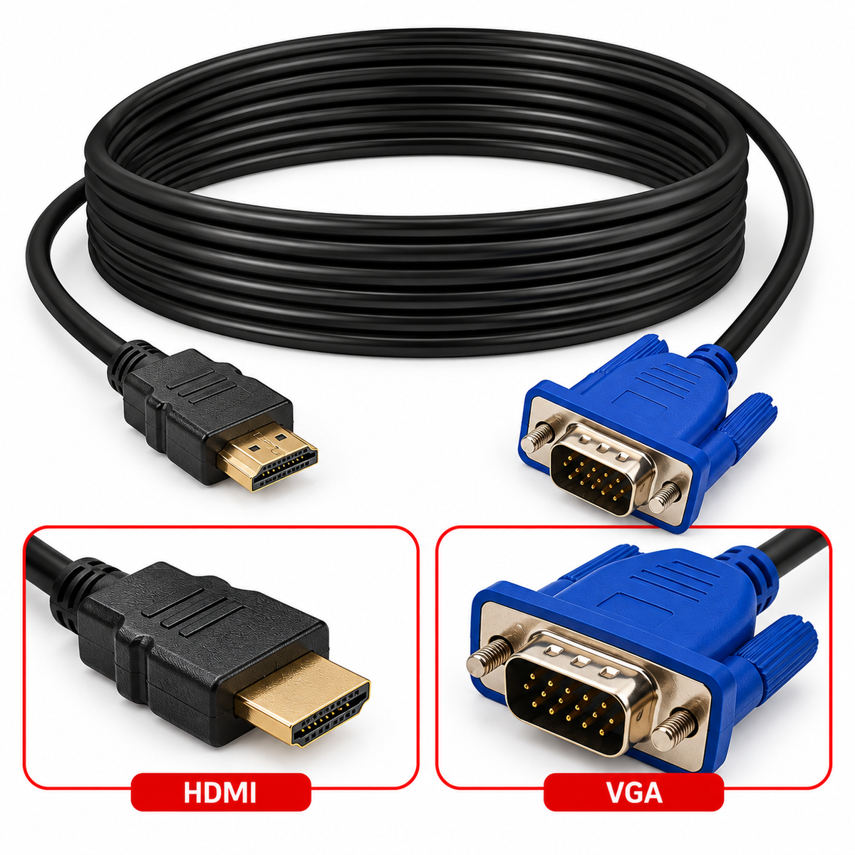 Cablu VGA - HDMI, lungime 1,5 m