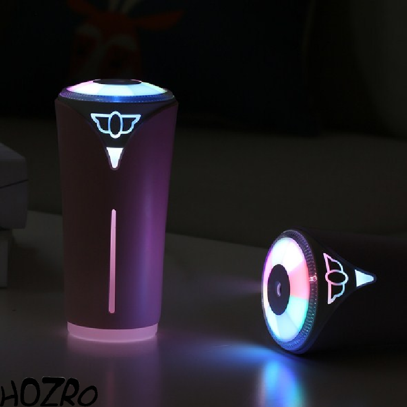 Umidificator HOZRO, Roz cu Umplere Superioară – Difuzor de Aromaterapie și Abur Rece Ultrasonic, Silențios și Ușor de Curățat, Ideal pentru Dormitor, Bebeluși și Încăperi Interioare HOZRO