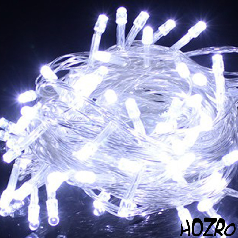 Banda LED Transparentă 8 Metri cu 100 LED-uri  – Iluminare Decorativă pentru Interior și Exterior, Petreceri, Crăciun și Evenimente Festive HOZRO