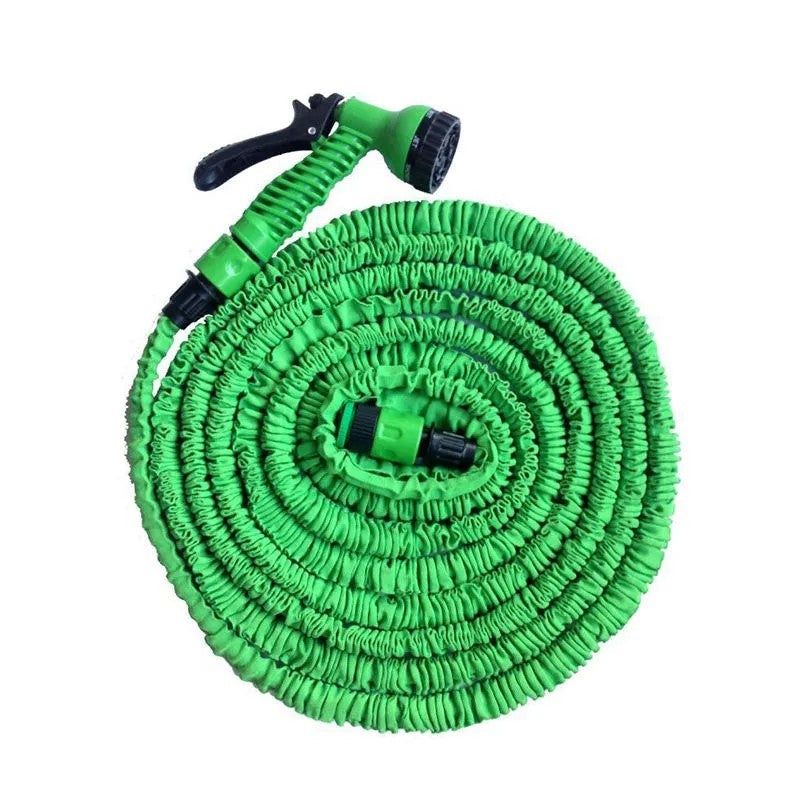 Furtun Extensibil de Gradina cu Pistol Multifunctional pentru Udat, Lungime 60m, Verde BESTSELLS