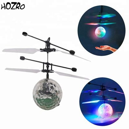 Jucărie HOZRO, Minge Elicopter – Zboară și Plutește Automat, Distractivă și Interactivă pentru Copii HOZRO