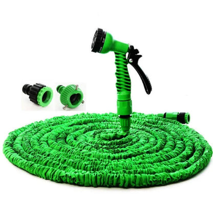 Furtun Extensibil de Gradina cu Pistol Multifunctional pentru Udat, Lungime 60m, Verde BESTSELLS