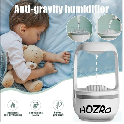 Difuzor Aromaterapie Gravitațional HOZRO, Design Modern cu Efect de Curgere, Relaxare prin Arome și Lumină Ambientală HOZRO