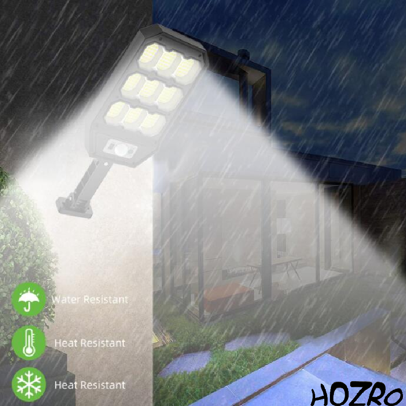 Lampă Solară HOZRO, Model LF-1769 – Iluminare LED Puternică, Încărcare Solară, Rezistentă la Intemperii, Ideală pentru Curți, Grădini și Spații Exterioare HOZRO