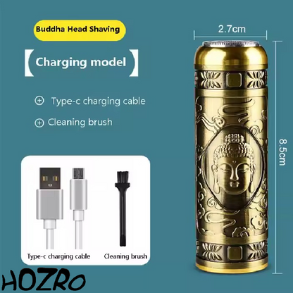 Trimmer HOZRO, Model Buddha Mic – Aparat de Tuns și Contur pentru Păr și Barbă, Design Compact și Elegant HOZRO