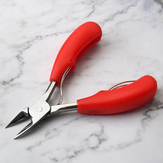 Foarfecă Profesională HOZRO, pentru Unghii, din Oțel Inoxidabil cu Mâner PP – Clește Precis pentru Unghii Încarnate și Unghii Groase, Ideal pentru Degetele Sensibile HOZRO