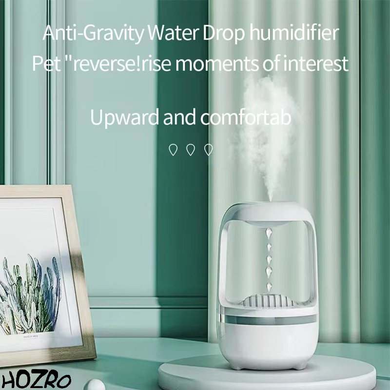 Difuzor Aromaterapie Gravitațional HOZRO, Design Modern cu Efect de Curgere, Relaxare prin Arome și Lumină Ambientală HOZRO
