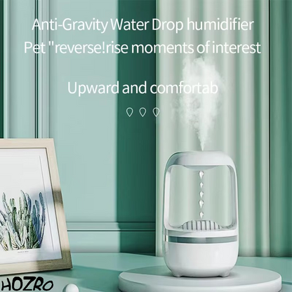 Difuzor Aromaterapie Gravitațional HOZRO, Design Modern cu Efect de Curgere, Relaxare prin Arome și Lumină Ambientală HOZRO