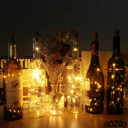 Dop Sticlă cu LED HOZRO, Lumini Decorative, Atmosferă Unică pentru Petreceri și Seri Speciale HOZRO