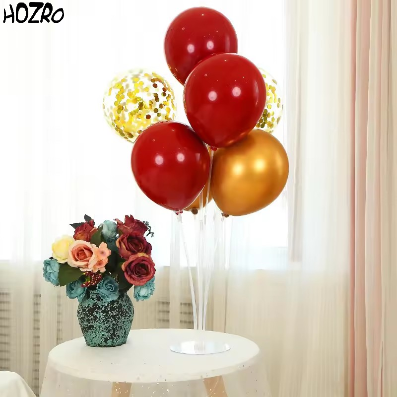 ✨ Suport Transparent HOZRO, pentru Baloane – Set Practic pentru Decor Evenimente, Nunti, Petreceri și Aniversări HOZRO