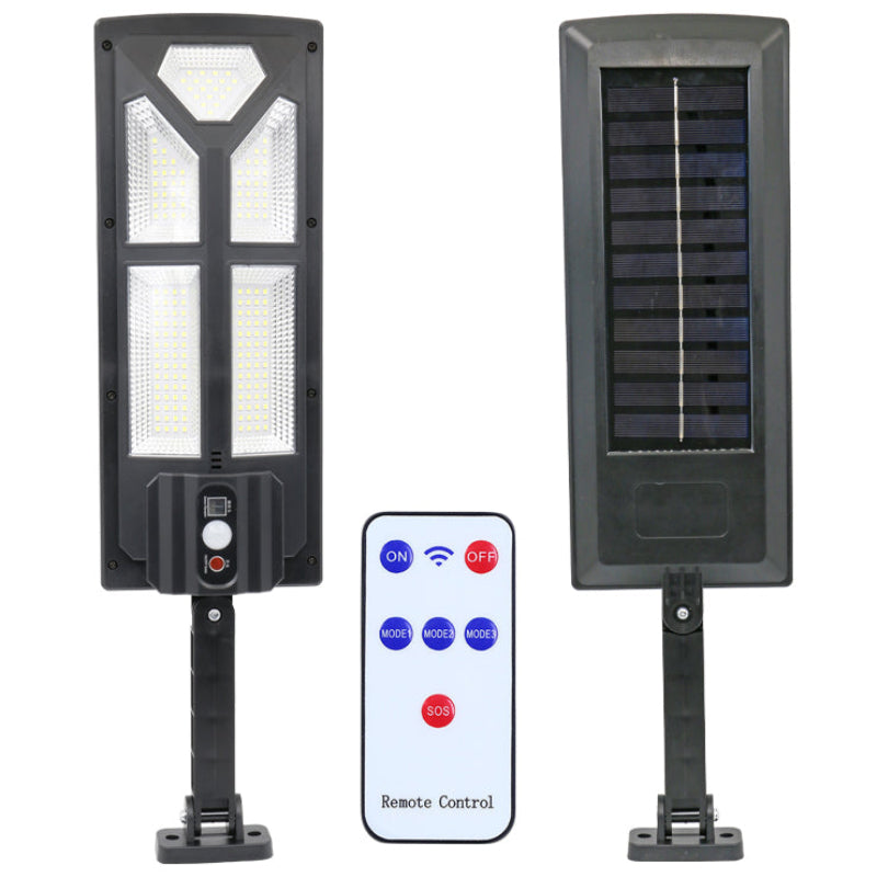 Lampă Solară LED HOZRO, 72W, Model SL-182, cu Senzor de Mișcare – Montare pe Perete, Design Dreptunghiular, Iluminat Exterior Puternic și Eficient HOZRO