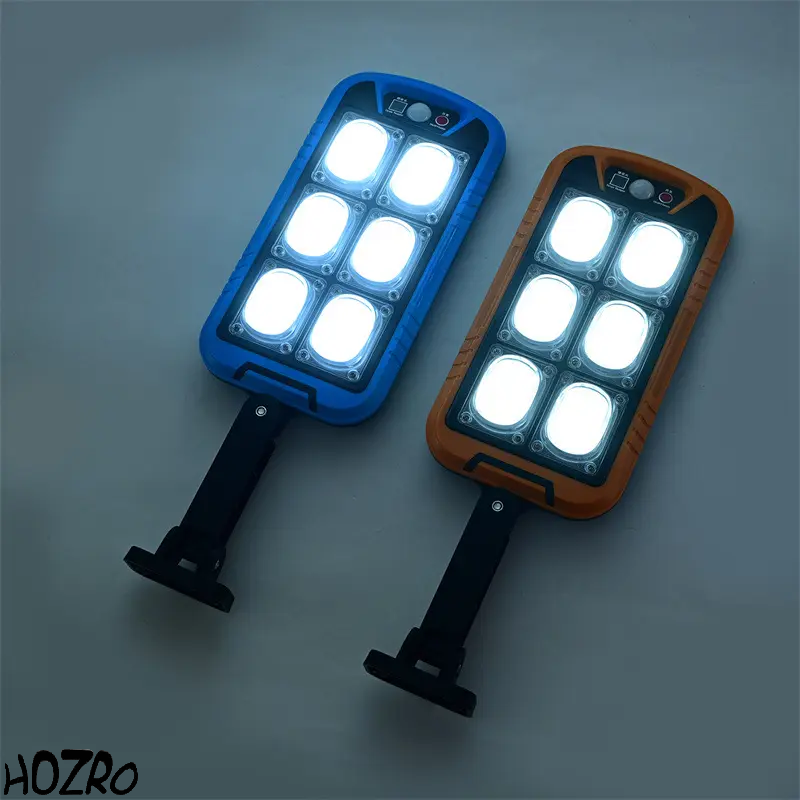 Lampa solara HOZRO, LED ZB150A cu senzor de miscare, carcasa rezistenta, eficienta energetica ridicata, protectie la intemperii, ideala pentru iluminatul exterior, gradini, terase si spatii comerciale HOZRO
