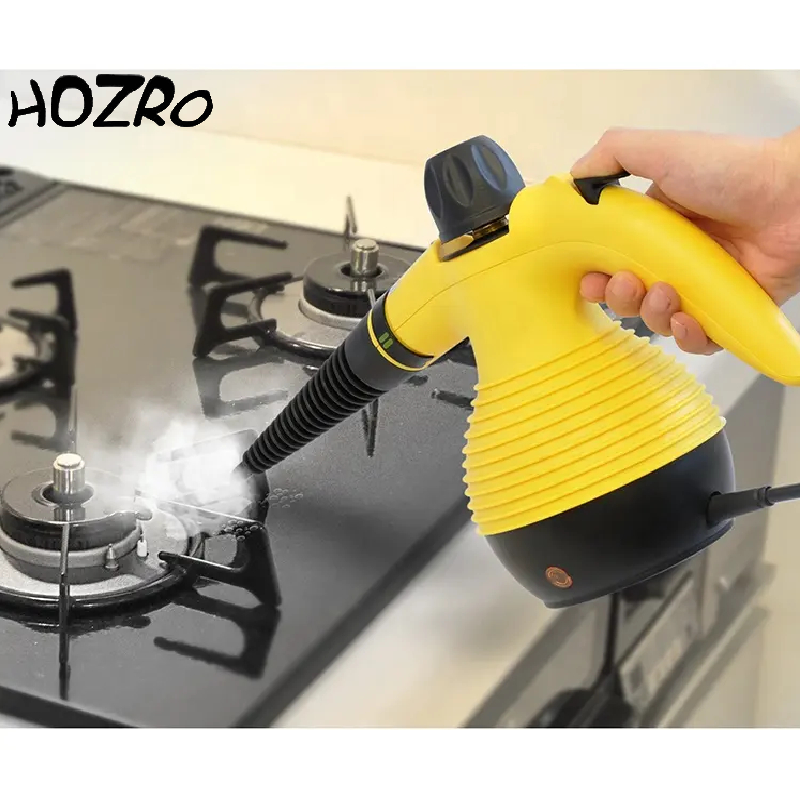 Aparat cu Aburi HOZRO, 1000W, Capacitate 250 ml, pentru Curatare, Degresare si Dezinfectare – Solutia Ideala pentru Toate Suprafetele, Galben HOZRO