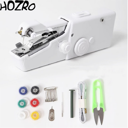Mini Mașină de Cusut HOZRO, Portabilă , Compactă, Ușor de Utilizat, Ideală pentru Reparații Rapide și Proiecte DIY HOZRO