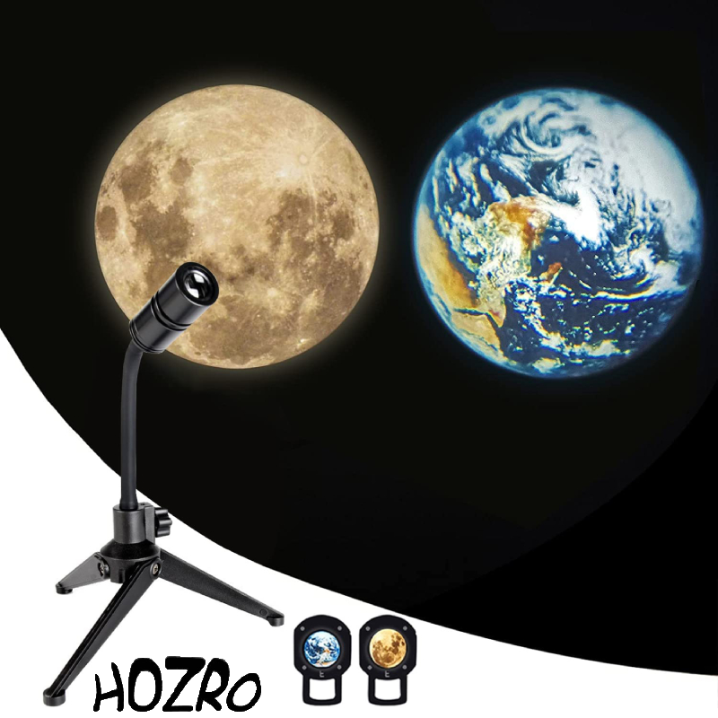 Proiector Birou cu Proiecție Planete HOZRO, Lampă Decorativă cu Design Modern și Atmosferă Relaxantă HOZRO