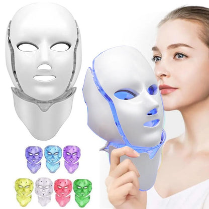 ✨ Mască Facială 7în1 cu LED – Tratamente profesionale, direct la tine acasă! BESTSELLS