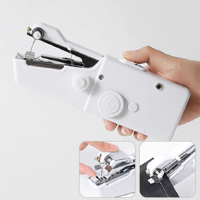 Mini Mașină de Cusut HOZRO, Portabilă , Compactă, Ușor de Utilizat, Ideală pentru Reparații Rapide și Proiecte DIY HOZRO