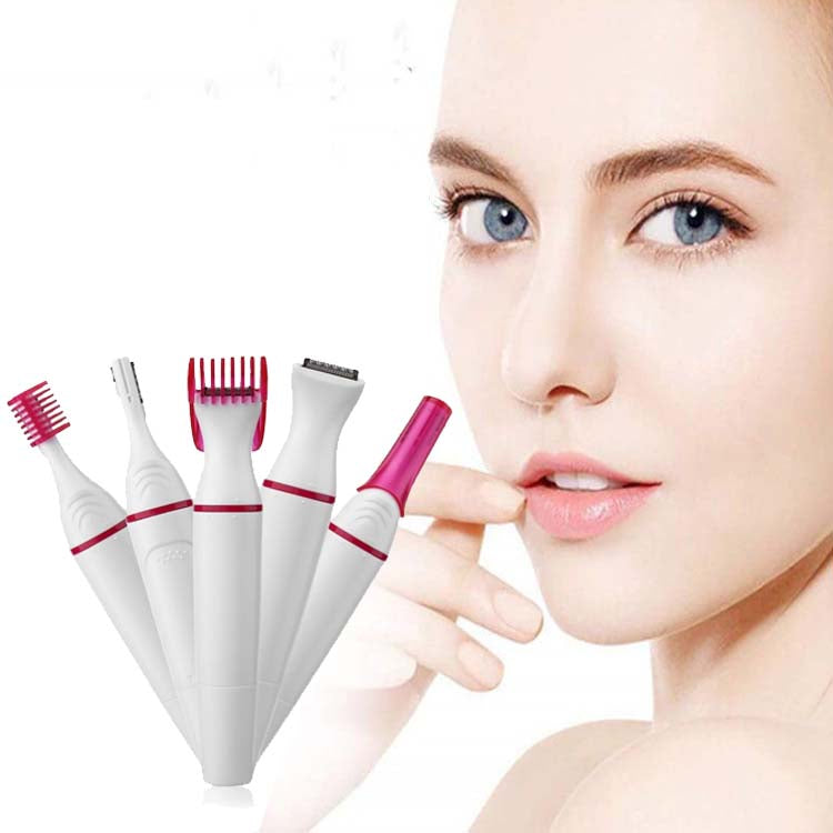 Aparat de Ras 5 In 1 HOZRO, pentru Zone Sensibile – Ideal pentru Corp, Bikini, Axilă și Față HOZRO