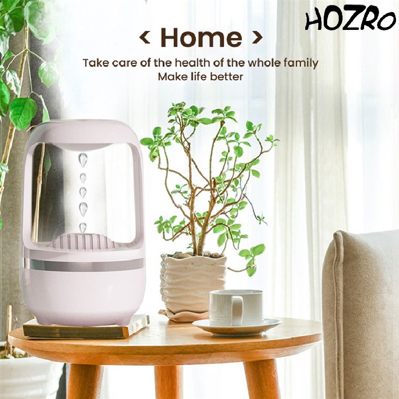 Difuzor Aromaterapie Gravitațional HOZRO, Design Modern cu Efect de Curgere, Relaxare prin Arome și Lumină Ambientală HOZRO