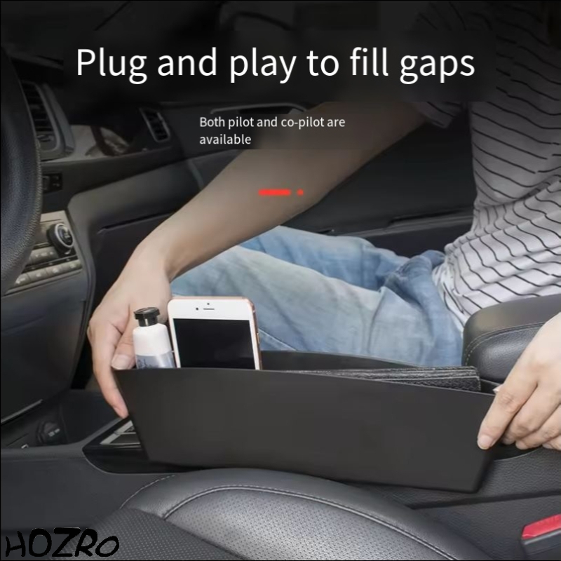 Set 2 Buzunare Suport pentru Mașină – Organizatoare Laterale Universale pentru Telefon, Documente și Accesorii Auto HOZRO