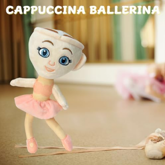 Breloc Ballerina Cappucina 17 cm – Accesoriu Elegant și Rafinat, Perfect pentru Chei, Poșetă sau Rucsac, Cadoul Ideal pentru Iubitorii de Dans și Eleganță HOZRO