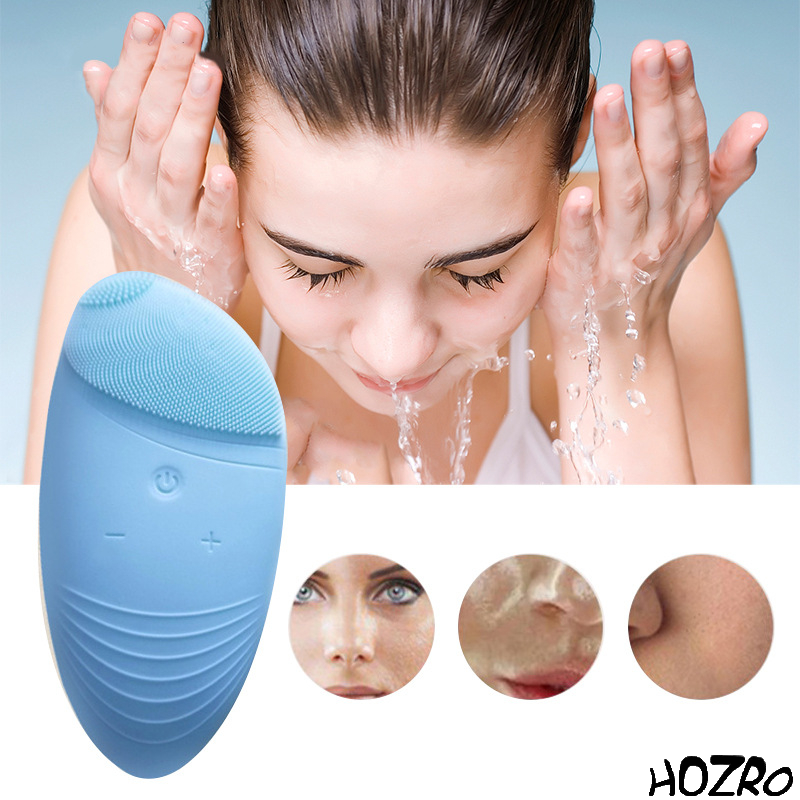 Facial Brush HOZRO, Perie Electrică de Curățare Facială, Masaj și Îngrijire Ten HOZRO
