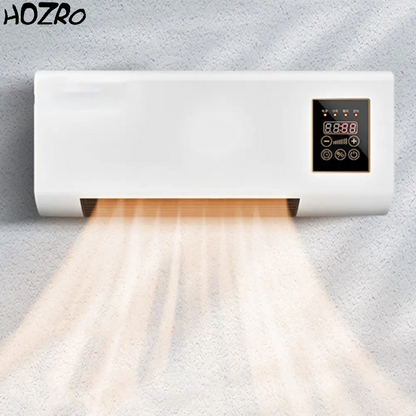 Mini Aer Condiționat Portabil HOZRO, 2 în 1, Montaj Pe Perete, Cu Funcție de Răcire și Încălzire, 1200W, Gama 16–40°C, Telecomandă Inclusă, Culoare Albă HOZRO