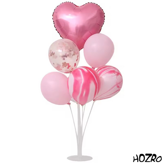 ✨ Suport Transparent HOZRO, pentru Baloane – Set Practic pentru Decor Evenimente, Nunti, Petreceri și Aniversări HOZRO
